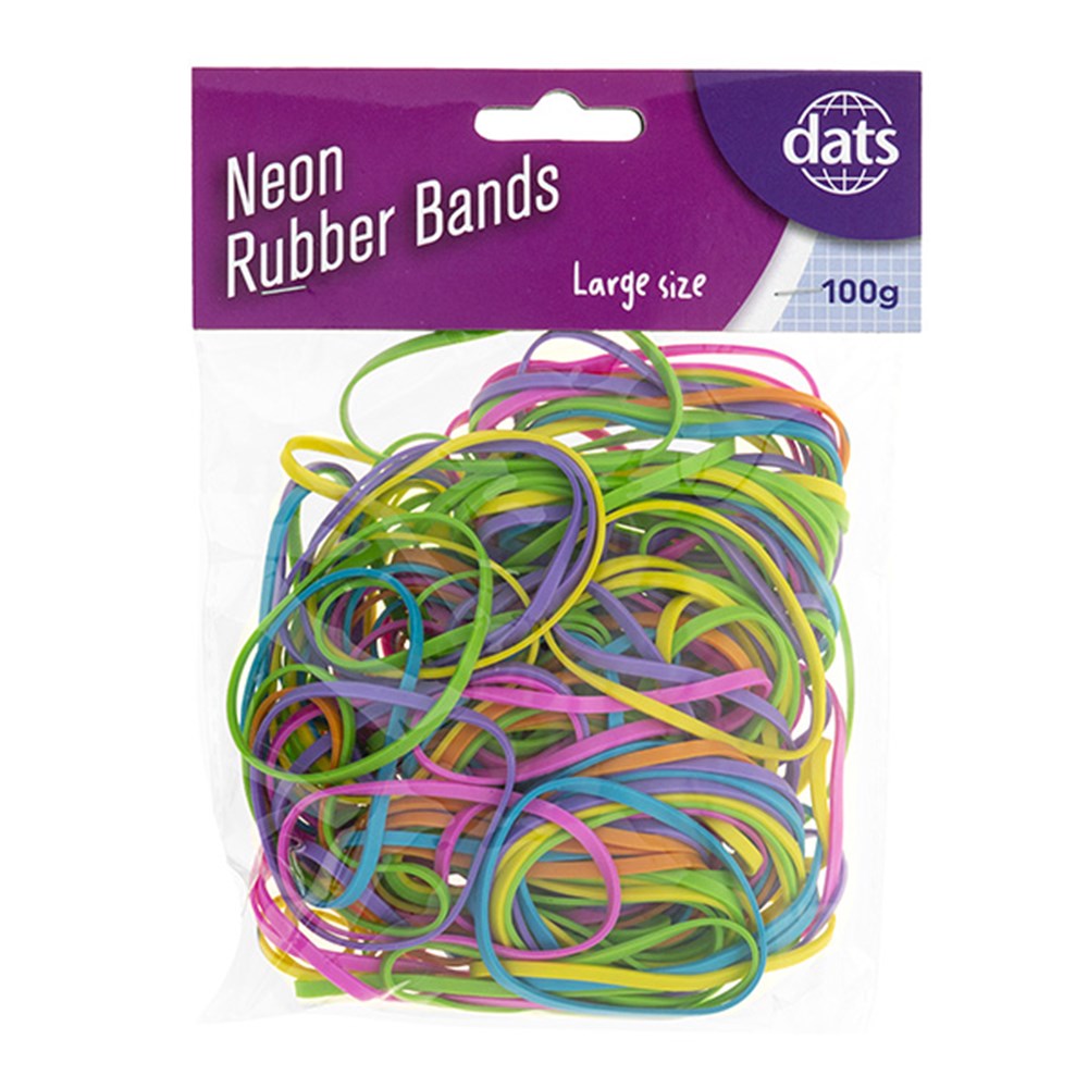 Large Mixed Rubber Bands