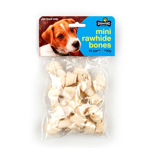 Mini shop rawhide bones