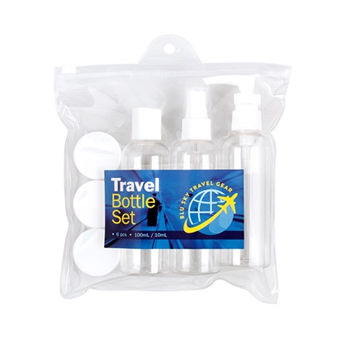 69063 - Travel Bottle Set 6Pc 100ml & 10ml - Dats