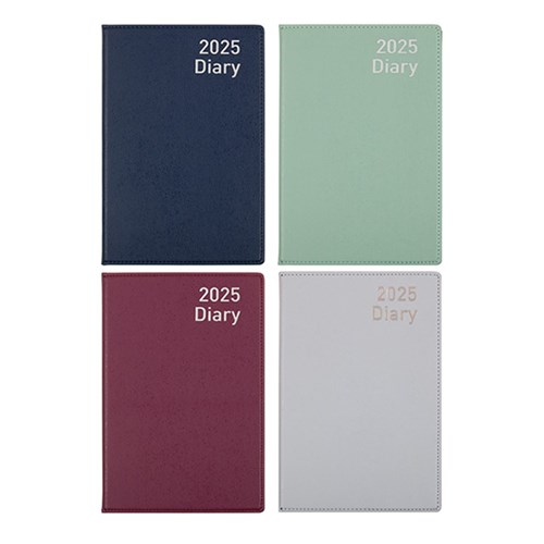 70123 - Diary PVC Textured Cover A5 DTP 4 Asstd - Dats