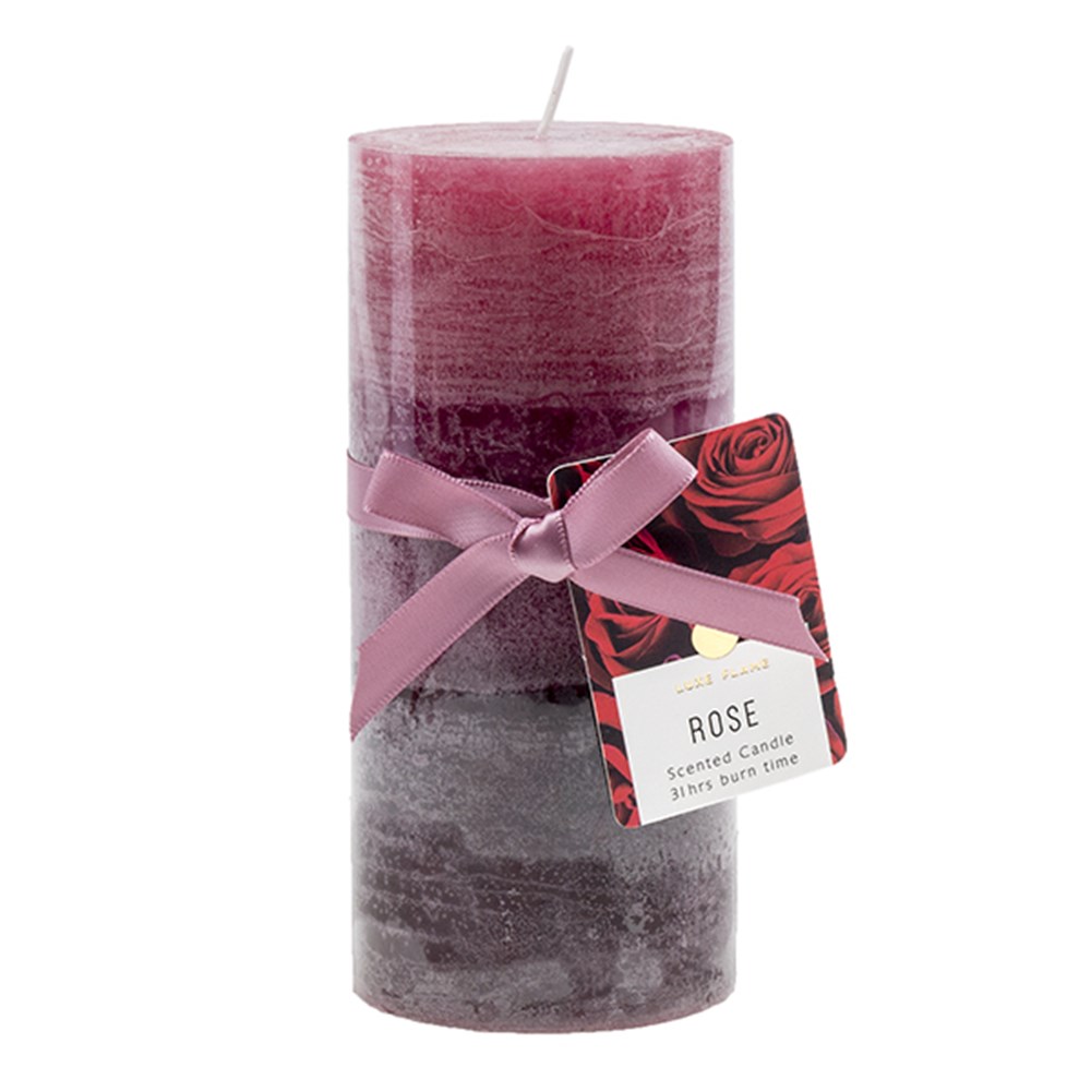 61511 Candle Pillar Layered Gradient Rose 6